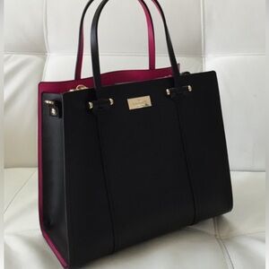 Kate Spade  Purse ♠️ Black Eldodie Arbour Hill Magnetic Closure preowned